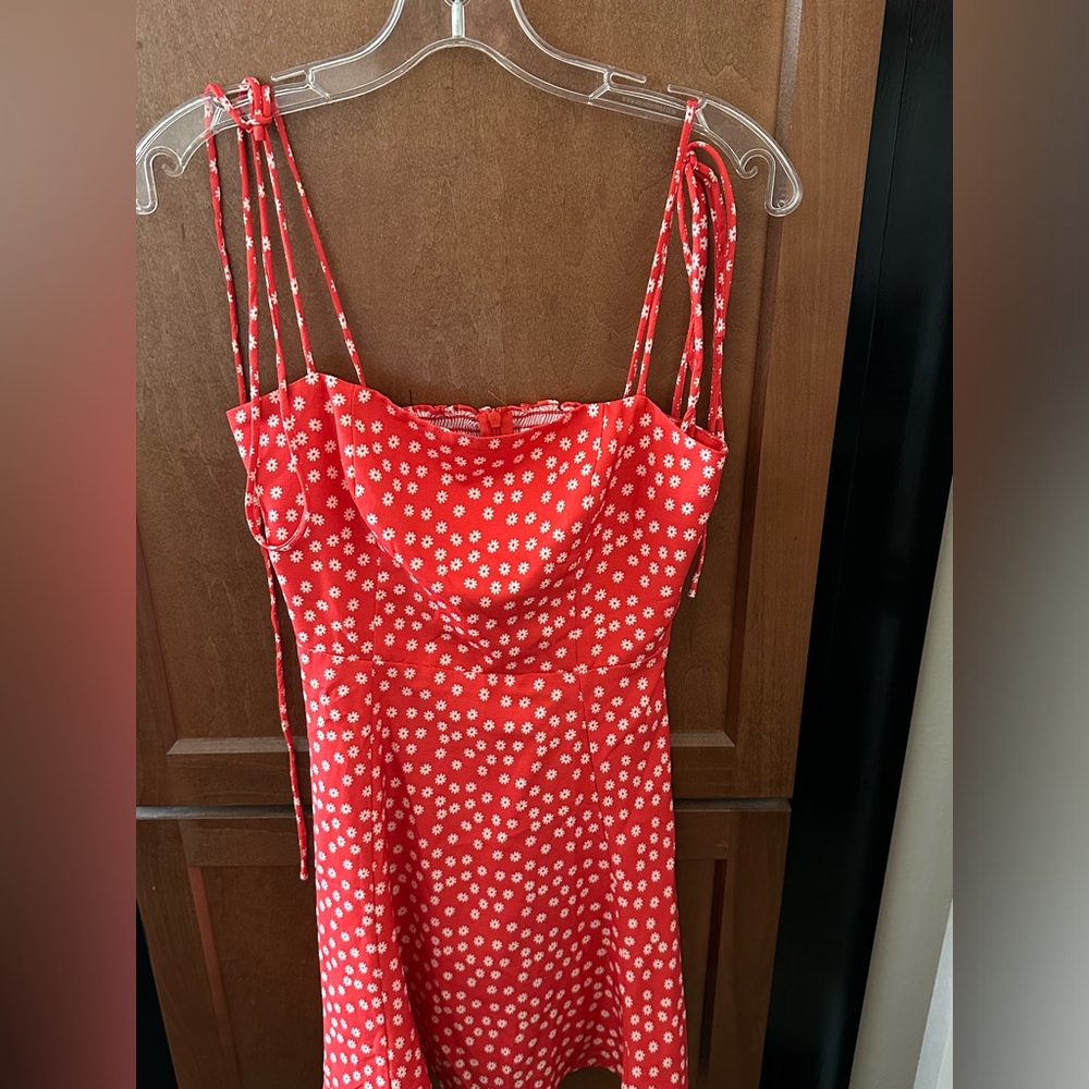 Polly red dress
